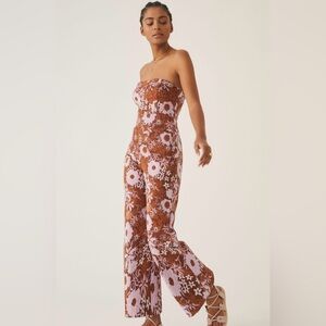 Anthropologie Floral Jumpsuit- Worn Once!